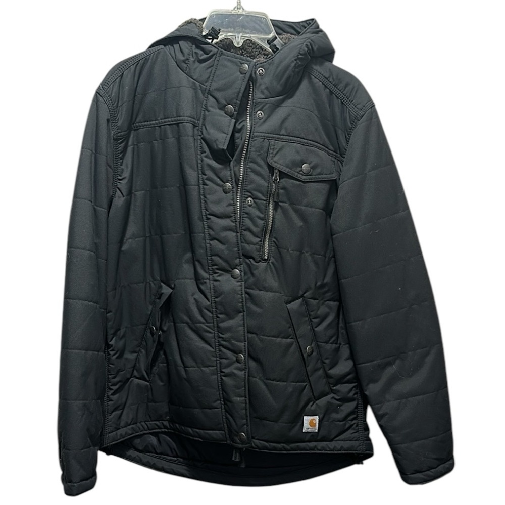 Carhartt Rain Defender Women's Black Hooded Jacket